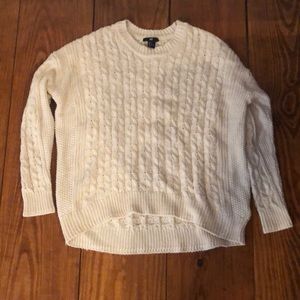 Knit beige sweater